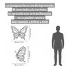 Ljb// Butterfly Pendant With Warm Light, Static Led, 40.