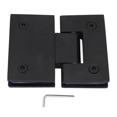 Charnières de porte de douche en verre 180 degrés Acier inoxydable Robuste Charnières de porte en verre pour 5/16-1/2in