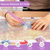 Electric Diamond Painting Pen Portable DIY Art Tool Painter with Storage Tray Rhinestone Art Painting Pen Ergonomic for DIY Art