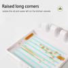 Kitchen Spoon Holders Fork Spatula Rack Shelf Organizer Plastic Chopsticks Holder Non-slip Spoons Pad
