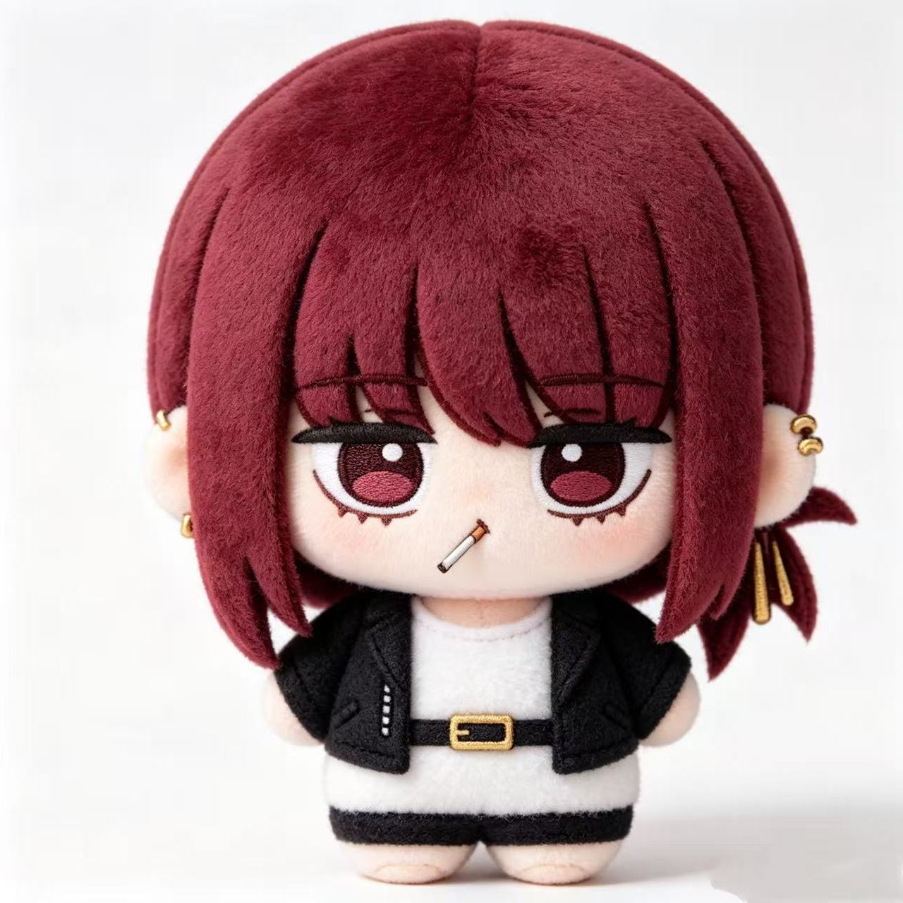 10cm Anime Rauchend Hinter Dem Supermarkt Mit Dir Sasaki Yamada Tayama Nishizono Plüschpuppe Stofftier Anhänger Spielzeug Fans Weihnachten Geschenke 10cm brown