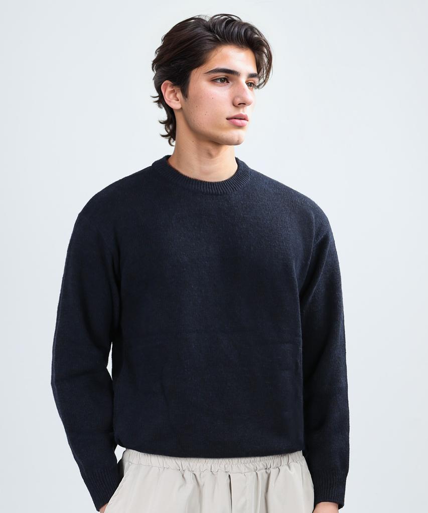 JHONNY WEST Just Wool-Like Knit (Navy)