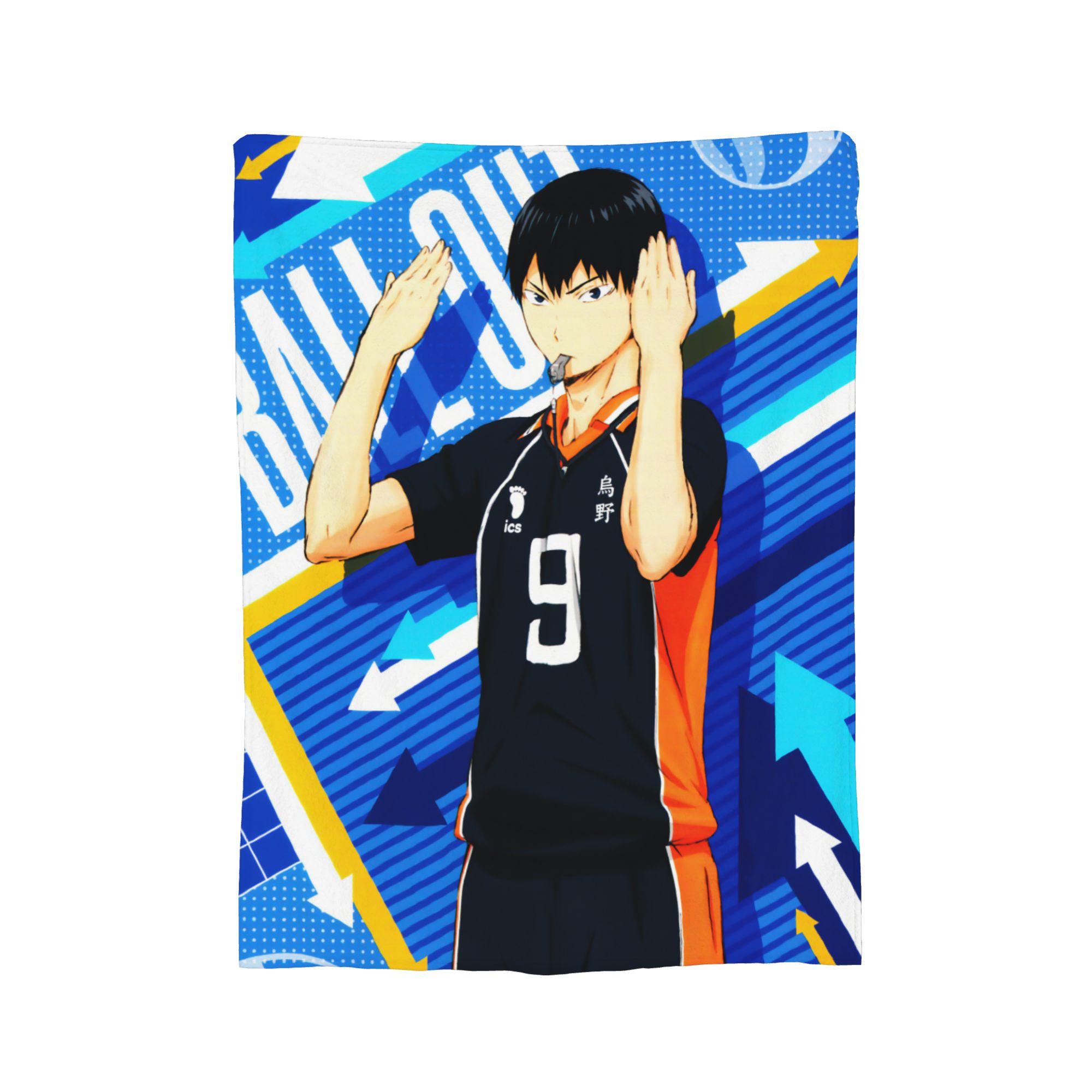 

Haikyuu Japanese Anime Blanket Flannel All Season Multi-function Lightweight Thin Throw Blanket for Bedding Car Bedding Throws 30x40in