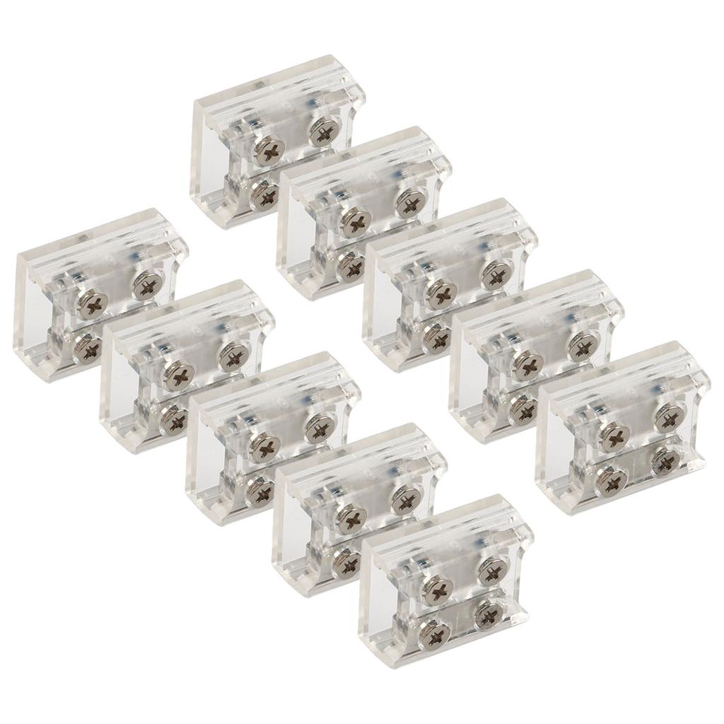 10Pcs 2P 8MM 10MM LED Strip Connector Screw Fixing Connection Connector Terminal LED Strip Light Wire Connection