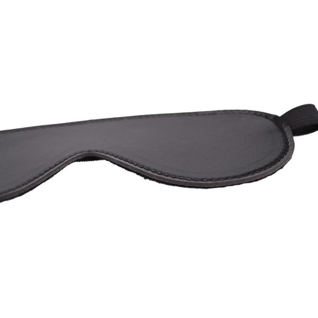 Faux Leather Blindfold BDSM Bondage Night Eye Erotyczny seks zabawka Gra dla dorosłych