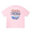 Li Ning Buchstabenaufdruck Atmungsaktiv Vielseitig Kurzarm T-Shirt Herren Oberteile Blütenrosa AHSVB23-4