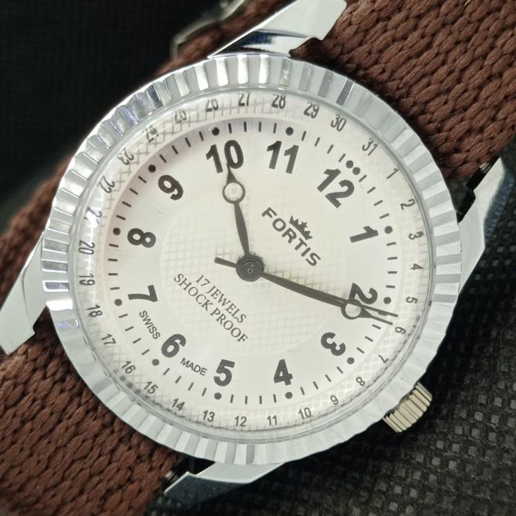 

REFURBISHED FORTIS WINDING SWISS MENS WRIST SILVER DIAL WATCH 622c-a416854-2 lot622c-a416854