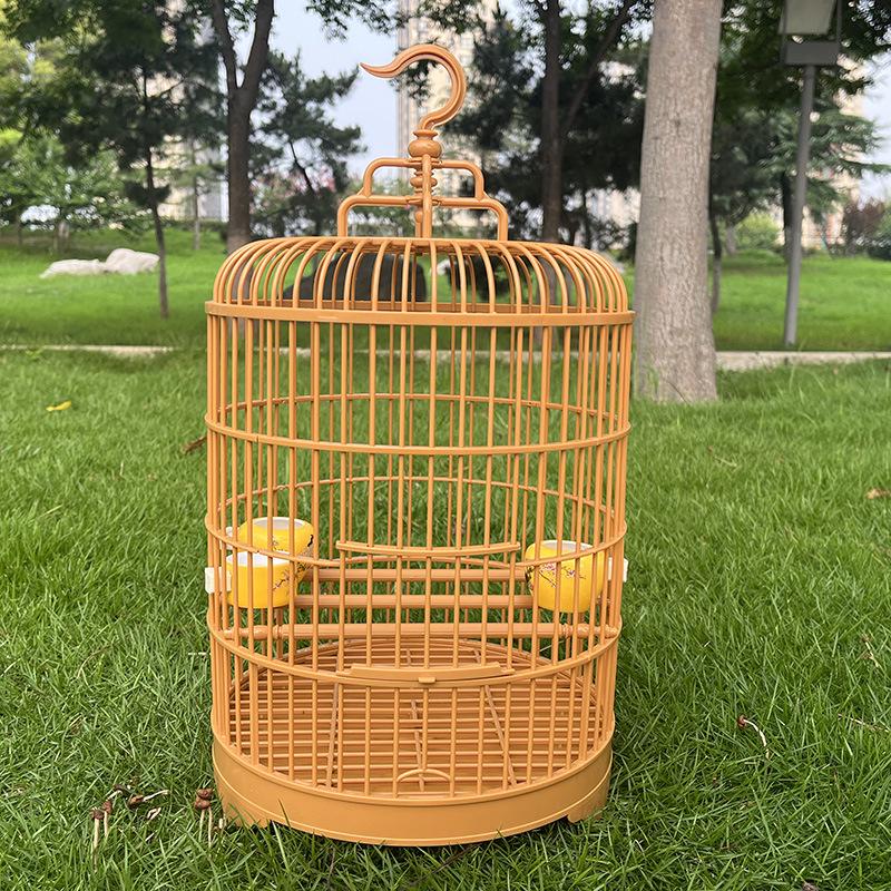 

Кругла клітка для маленьких птахів (Діаметр 25см) – Підходить для білоочки, червоноголового, нерозлучника, щиглика, бенгальського амадина