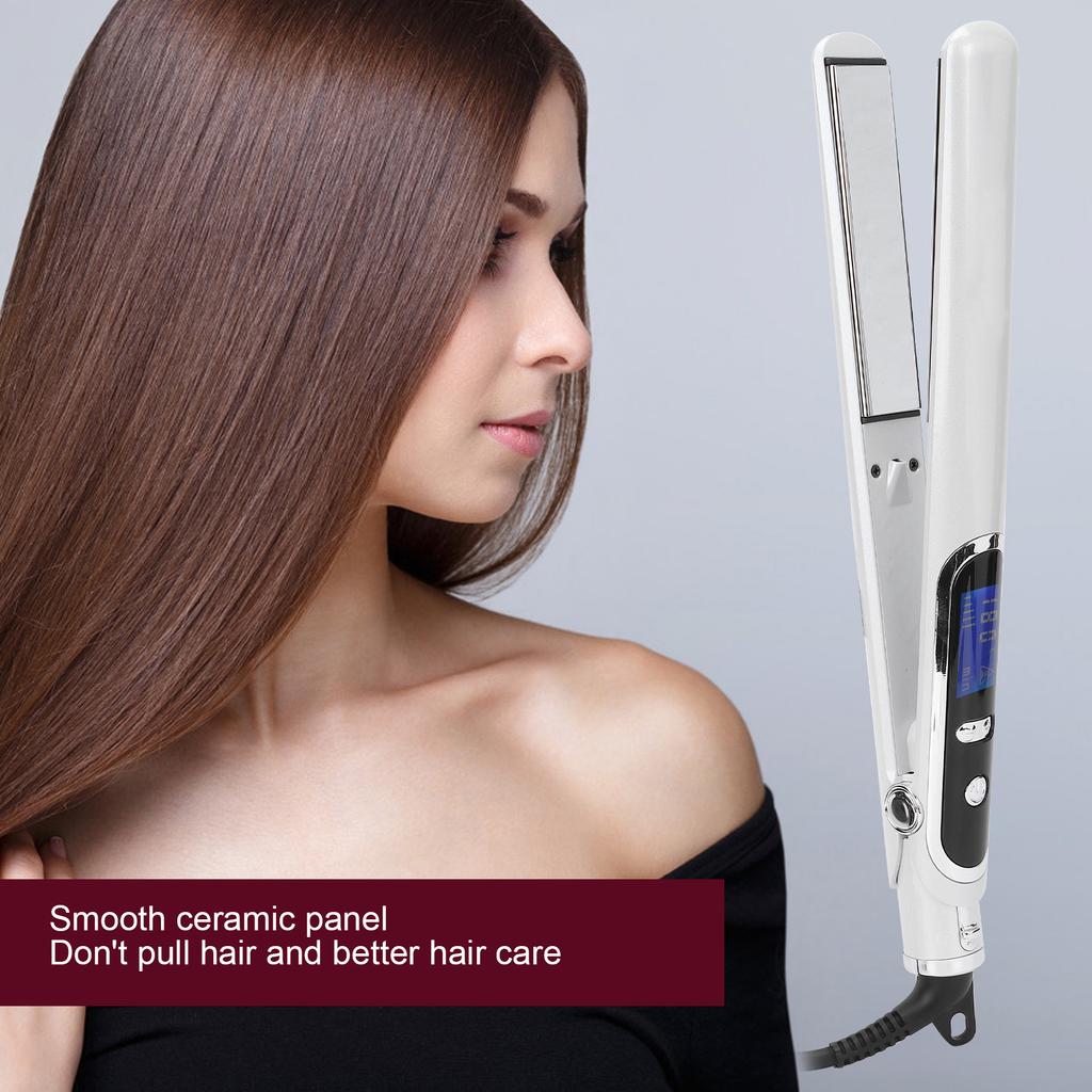 Hair Straightener Home Salon Dual Use Flat Iron Curler Straightening Iron