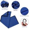 Golf Towel And Double Sided Cleaning Brush Set Golf Club Scrubber Microfiber Towel For Efficient Club Maintenance