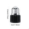 2 Pack E26 Socket Adapter for Light Bulbs, Easy Installation, Heat Resistant Lamp Holder