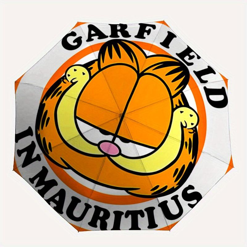

1pc Garfield Automatic Opening/closing Umbrella, Foldable Sunshade, Perfect Gift for Friends, Durable Plastic Handle yy250808088