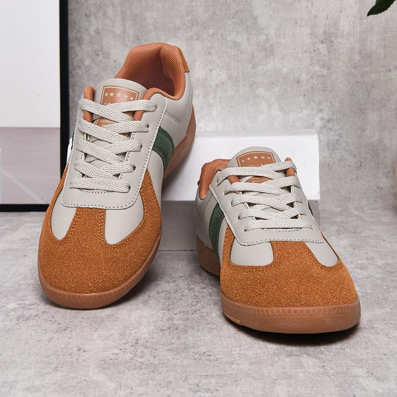 Outdoor Walking Shoes PU Leather Retro Trainers Men Women Elastic Flats Light Running Jogging Sports Shoes Traveling Shoes