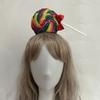 Elastic Carnivals Hairband Rainbow Lollipop Hairhoop For Adult Kids Costume Photography Props Birthday Party Headwear