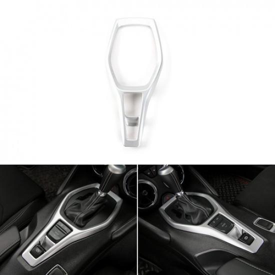 Car Center Gears Shift Panel Trim Cover Frame for Chevrolet Camaro 2017+ Silver