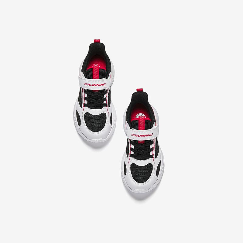 Anta Kids Synthetic Leather Fabric Trendy Fashion Comfortable Versatile Breathable Lightweight Shock Absorbing Low Top Running Shoes A12519933