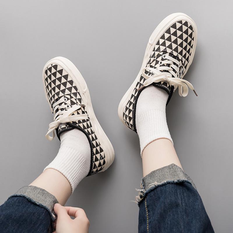 Low-Top Canvas Shoes Women'S Spring And Summer New Women'S Shoes Thin Breathable Single Shoes Versatile Casual Niche Board Shoes