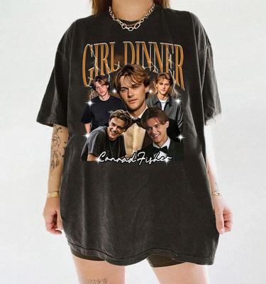 Fan de Conrad Fisher Vintage pour Filles Chemise Dîner Équipe Conrad L'Été Où Je Suis Devenue Jolie T-shirt Rétro Unisexe Y2k Haut T-shirts Graphiques