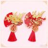 Dragon Phoenix Wedding Boutonniere & Bouquet Set for Groom and Bride - Elegant Full Set