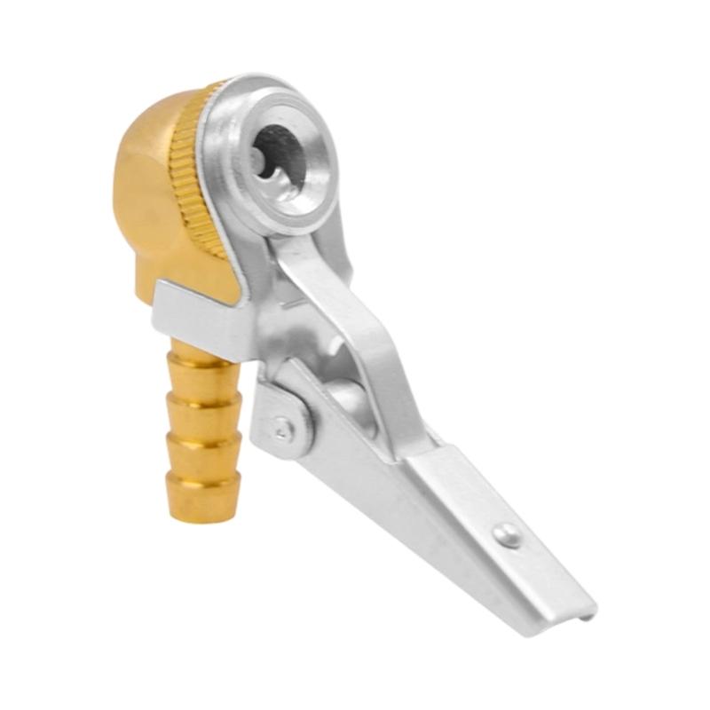 

Copper Construction Air Chuck 8mm Barbed 12mm Internal Thread for Motorcycle Vehicles Tire Repair Easy to Use No Air Leak