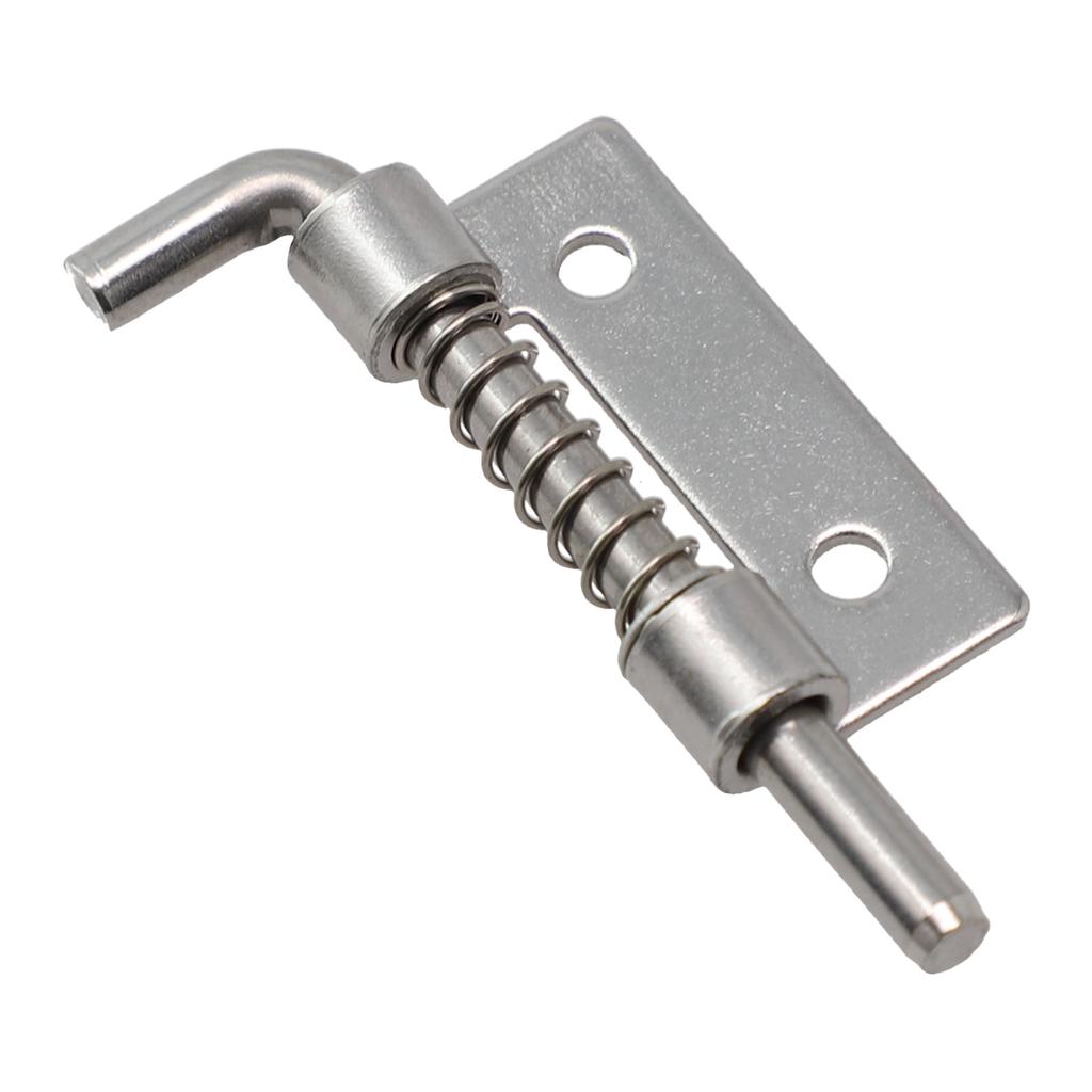 2Pcs Latch Tone Door Cabinet Hinges Door Bolts Spring Loaded Latches Door Cabinet Hinges Hardware Security Bolt