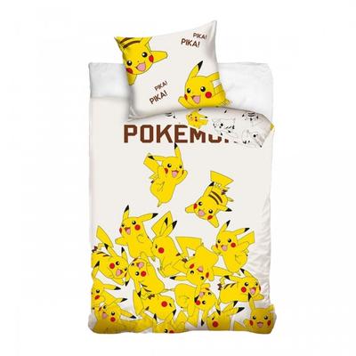 Conjunto de Capa de Edredom Pika Pikachu