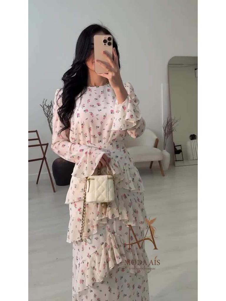 2025 Elegant Women's Soft Spring Long Sleeve Dress