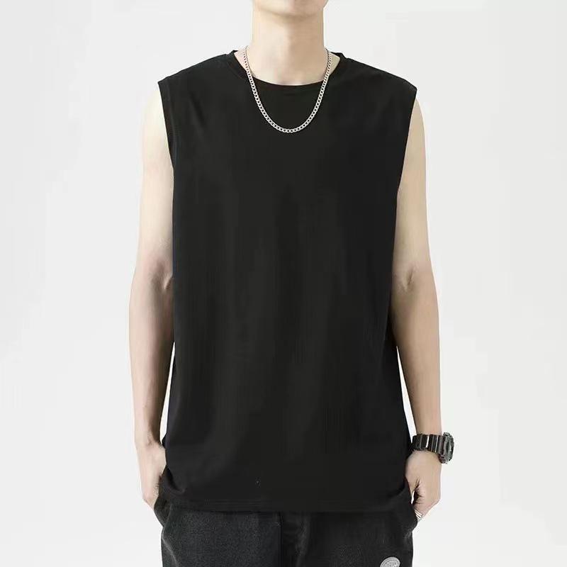 Men's Summer Sports Sleeveless Wide Shoulder Vest