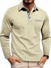 Essentielles Langarm-Poloshirt, bequem und vielseitig für den täglichen Gebrauch.
