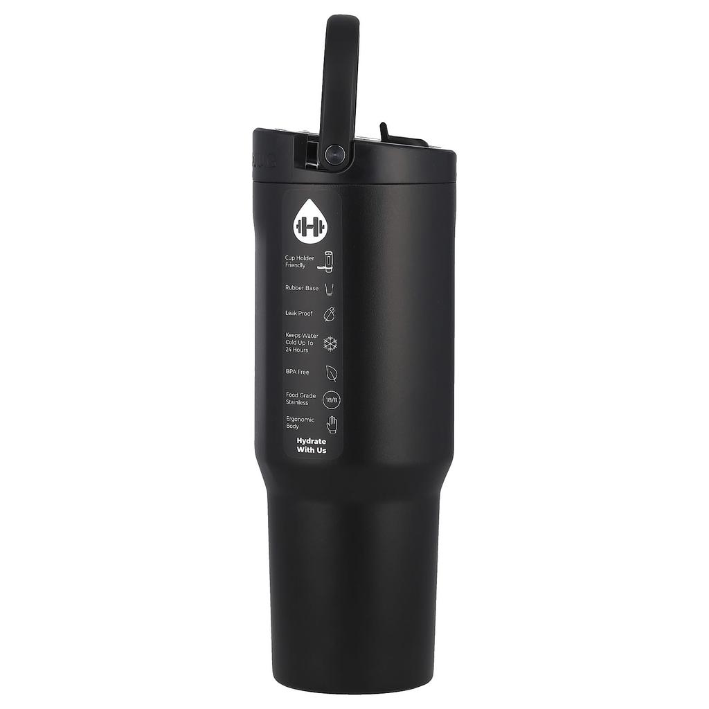 Sport bottle, black, 32Oz