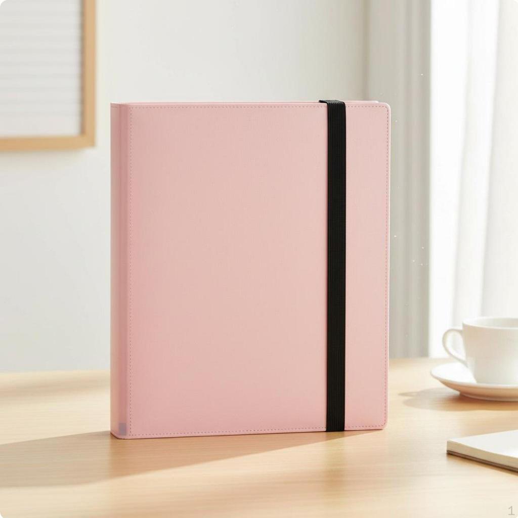 A4 Card Storage Book Large Capacity 9Pocket Binder HighClearness Pockets for Kids, Collectors,
