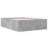 Bed Frame Concrete Grey 120x190 cm Wood Based Panel