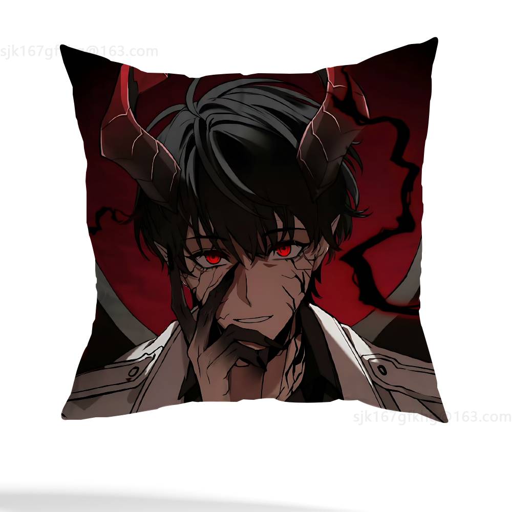 Anime Omniscient Reader Viewpoint Pillow Case Square Double-Sided Printing Short Plush Sofa Cushion Cover Bedroom Bedside Pillow