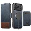 Magnetic Flip Case with Card Slot & Wireless Charging Stand for iPhone 17 Pro Max