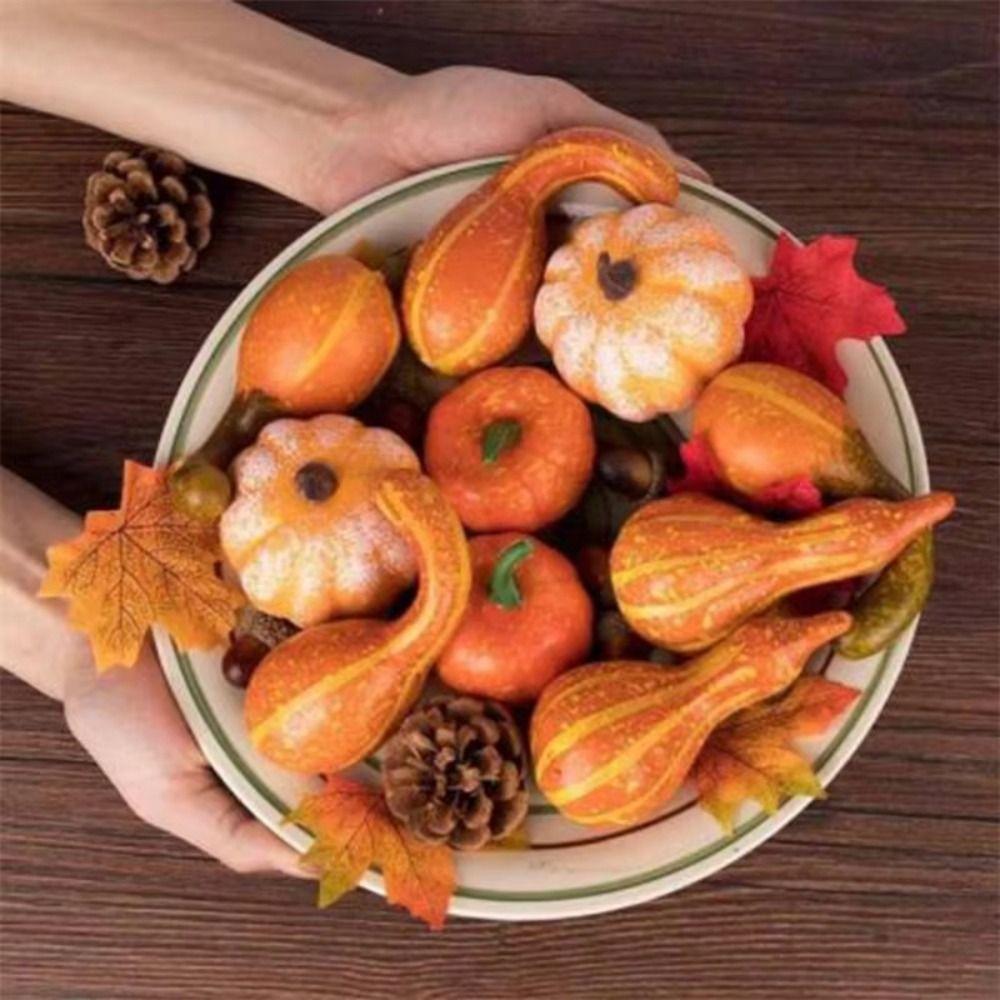 Lightweight Simulation Mini Foam Pumpkin Fake Pumpkin Artificial Pumpkin  Halloween Party