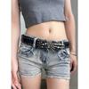 Dark Ghost Skull Hand Women's Trend Personality Belt Women's Snap Pants Belt Fashion Versatile Belt