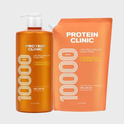 Elastin_ Protein Clinic 10000 Shampoo 1L X 2 + Refill 900ml X 1