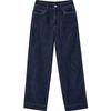 Cottonsmith Women's Woven Denim Straight-Leg Jeans