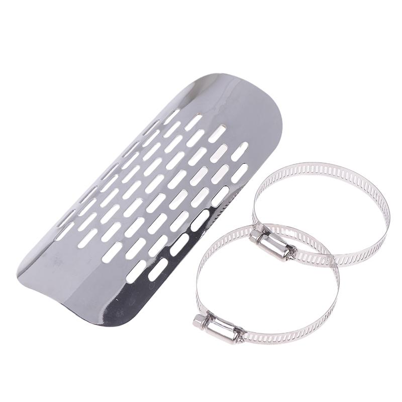 

Универсальная накладка-защита на выхлопную трубу мотоцикла, защита глушителя, мотоаксессуары, подходит для мотоцикла серебряный