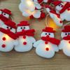 high quality1pc LED / Self-Lit Snowman String Lights with -and-Play Button Control (No Color-Changing) - 64.96inch (10) Warm White-like Glow,