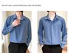 2022 Spring Men's Fashion Casual Long Sleeve Solid Color Shirt - Light Mature Style