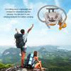 Outdoor Aluminum Alloy Portable Camping Mini Picnic Folding Stove Burner