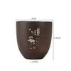 2 Pcs/set Yixing Purple Clay Teacup Coffee Cup Oolong Tea Handmade Boutique Tea Bowl Master Teacup Portable Personal Single Cup
