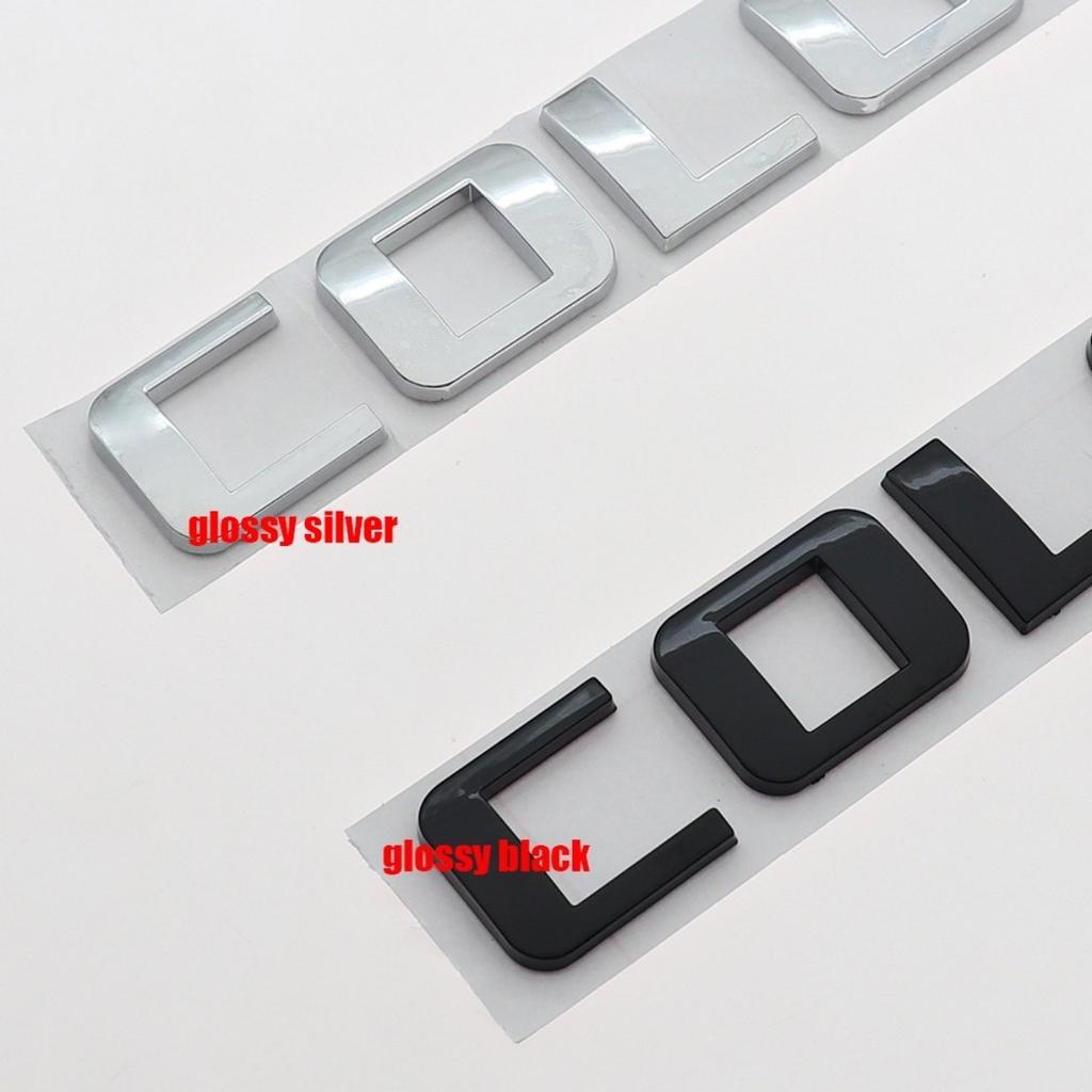 Adesivo Emblema Lettere COLORADO 3D in ABS per Parafango Laterale Decalcomania Accessori Esterni Auto di Alta Qualità