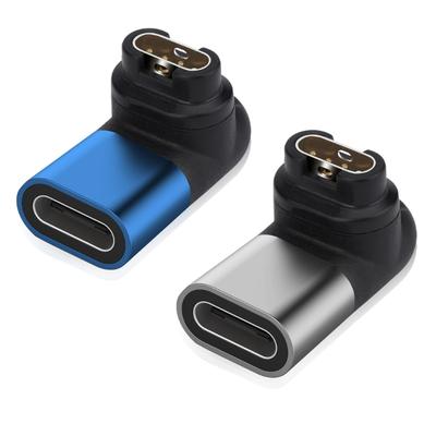 Watch Charger Adapter USB Type C To 4pin Connector for Fenix 5/5S/6/6S/6X 90 Degree Right Angle Charging Converter