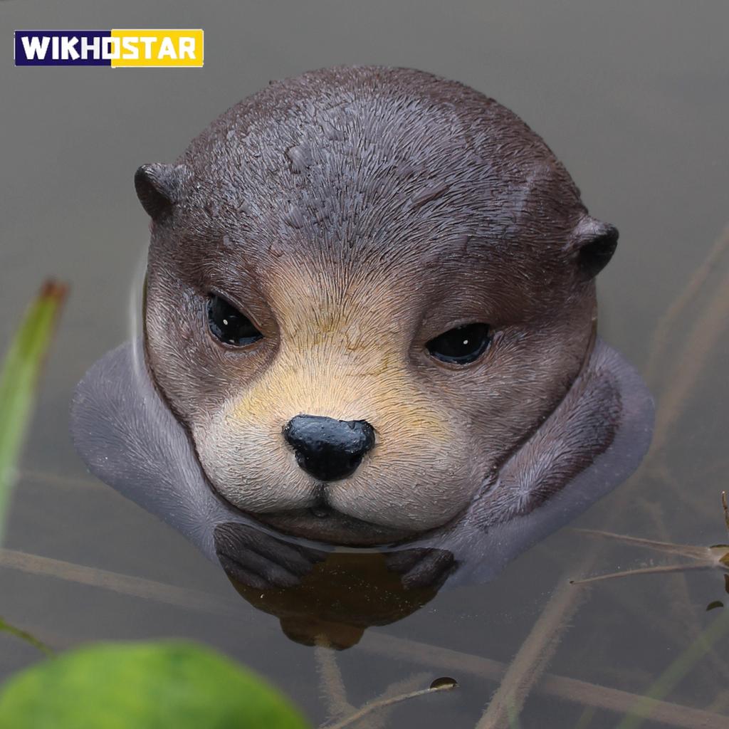 1 Piece of Floating Otter Water Decoration, Swimming Pool, Garden and Terrace Accessories, Pond Decoration, Courtyard Decoration