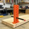 Height Gauge Woodworking Tool 3D Printed 0-105cm Height Measuring Tool with Line Marking Holes for Woodworking Engineering
