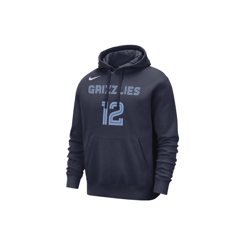 Nike NBA Pullover Memphis Grizzlies Club Letter Number Print Hooded Basketball Sweatshirt Men sweatshirt Navy FB4798-419