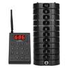 668-S Wireless Guest PaginG Queuing System 1 Tastatur Sender+10 Coaster Pager