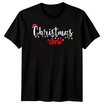 Christmas Crew Ho Ho Weihnachtsfeiertags-T-Shirt Herren Damen Grafikshirt